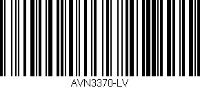 Código de barras (EAN, GTIN, SKU, ISBN): 'AVN3370-LV'