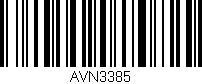 Código de barras (EAN, GTIN, SKU, ISBN): 'AVN3385'