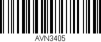 Código de barras (EAN, GTIN, SKU, ISBN): 'AVN3405'