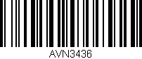 Código de barras (EAN, GTIN, SKU, ISBN): 'AVN3436'