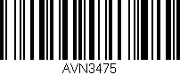 Código de barras (EAN, GTIN, SKU, ISBN): 'AVN3475'