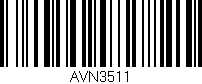 Código de barras (EAN, GTIN, SKU, ISBN): 'AVN3511'