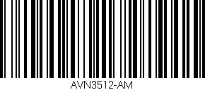 Código de barras (EAN, GTIN, SKU, ISBN): 'AVN3512-AM'