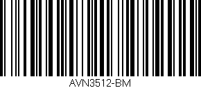 Código de barras (EAN, GTIN, SKU, ISBN): 'AVN3512-BM'