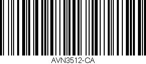 Código de barras (EAN, GTIN, SKU, ISBN): 'AVN3512-CA'