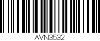 Código de barras (EAN, GTIN, SKU, ISBN): 'AVN3532'