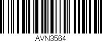 Código de barras (EAN, GTIN, SKU, ISBN): 'AVN3564'