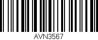 Código de barras (EAN, GTIN, SKU, ISBN): 'AVN3567'