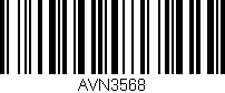 Código de barras (EAN, GTIN, SKU, ISBN): 'AVN3568'