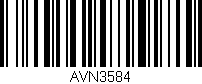 Código de barras (EAN, GTIN, SKU, ISBN): 'AVN3584'