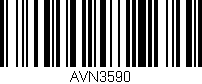 Código de barras (EAN, GTIN, SKU, ISBN): 'AVN3590'