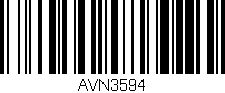 Código de barras (EAN, GTIN, SKU, ISBN): 'AVN3594'