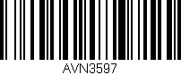 Código de barras (EAN, GTIN, SKU, ISBN): 'AVN3597'