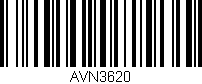 Código de barras (EAN, GTIN, SKU, ISBN): 'AVN3620'