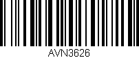 Código de barras (EAN, GTIN, SKU, ISBN): 'AVN3626'