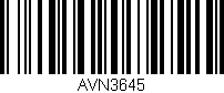Código de barras (EAN, GTIN, SKU, ISBN): 'AVN3645'