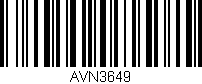 Código de barras (EAN, GTIN, SKU, ISBN): 'AVN3649'
