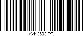 Código de barras (EAN, GTIN, SKU, ISBN): 'AVN3663-PR'