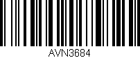 Código de barras (EAN, GTIN, SKU, ISBN): 'AVN3684'