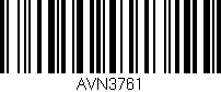Código de barras (EAN, GTIN, SKU, ISBN): 'AVN3761'