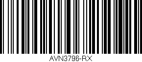 Código de barras (EAN, GTIN, SKU, ISBN): 'AVN3796-RX'