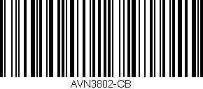 Código de barras (EAN, GTIN, SKU, ISBN): 'AVN3802-CB'