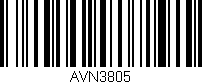 Código de barras (EAN, GTIN, SKU, ISBN): 'AVN3805'