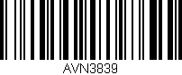Código de barras (EAN, GTIN, SKU, ISBN): 'AVN3839'