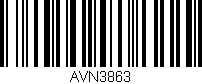 Código de barras (EAN, GTIN, SKU, ISBN): 'AVN3863'
