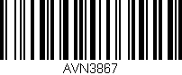Código de barras (EAN, GTIN, SKU, ISBN): 'AVN3867'