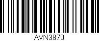 Código de barras (EAN, GTIN, SKU, ISBN): 'AVN3870'