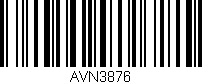 Código de barras (EAN, GTIN, SKU, ISBN): 'AVN3876'