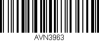 Código de barras (EAN, GTIN, SKU, ISBN): 'AVN3963'