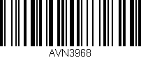 Código de barras (EAN, GTIN, SKU, ISBN): 'AVN3968'