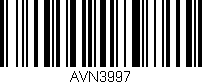 Código de barras (EAN, GTIN, SKU, ISBN): 'AVN3997'