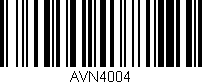 Código de barras (EAN, GTIN, SKU, ISBN): 'AVN4004'