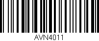 Código de barras (EAN, GTIN, SKU, ISBN): 'AVN4011'