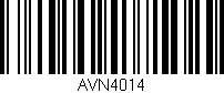 Código de barras (EAN, GTIN, SKU, ISBN): 'AVN4014'