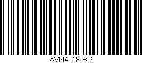 Código de barras (EAN, GTIN, SKU, ISBN): 'AVN4018-BP'
