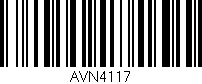 Código de barras (EAN, GTIN, SKU, ISBN): 'AVN4117'