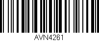 Código de barras (EAN, GTIN, SKU, ISBN): 'AVN4261'