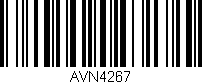 Código de barras (EAN, GTIN, SKU, ISBN): 'AVN4267'