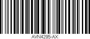 Código de barras (EAN, GTIN, SKU, ISBN): 'AVN4295-AX'