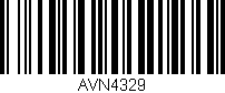 Código de barras (EAN, GTIN, SKU, ISBN): 'AVN4329'