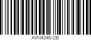 Código de barras (EAN, GTIN, SKU, ISBN): 'AVN4346-CB'
