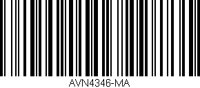 Código de barras (EAN, GTIN, SKU, ISBN): 'AVN4346-MA'