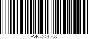 Código de barras (EAN, GTIN, SKU, ISBN): 'AVN4346-RS'