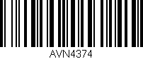 Código de barras (EAN, GTIN, SKU, ISBN): 'AVN4374'