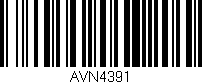 Código de barras (EAN, GTIN, SKU, ISBN): 'AVN4391'