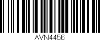 Código de barras (EAN, GTIN, SKU, ISBN): 'AVN4456'